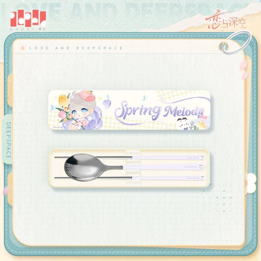*PREORDER* Love and Deepspace: Spring Melody Cutlery Set (Chopsticks & Spoon)