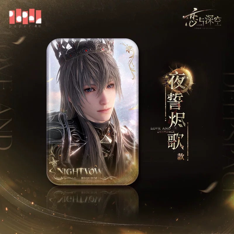 *PREORDER Love and Deepspace Xavier Fallen Crown Series Square Badge