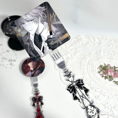 Gothic Fork Badge & Card Display Holder