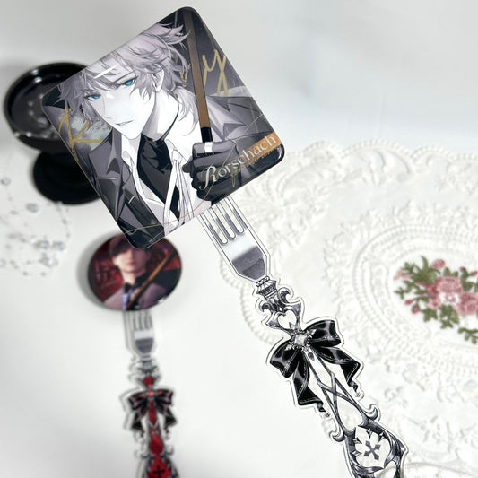 Gothic Fork Badge & Card Display Holder