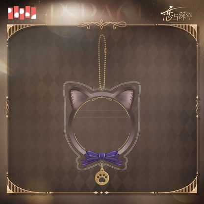Love and Deepspace: Yes, Cat Caretaker Series Badge Cover Keychain