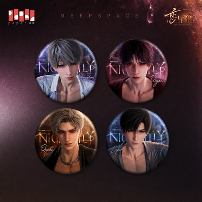 Love and Deepspace: Nightly Rendezvous series Metal Pin
