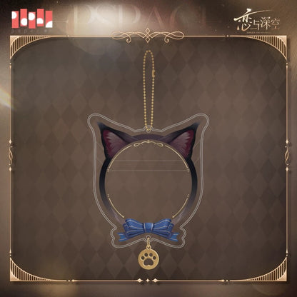 Love and Deepspace: Yes, Cat Caretaker Series Badge Cover Keychain