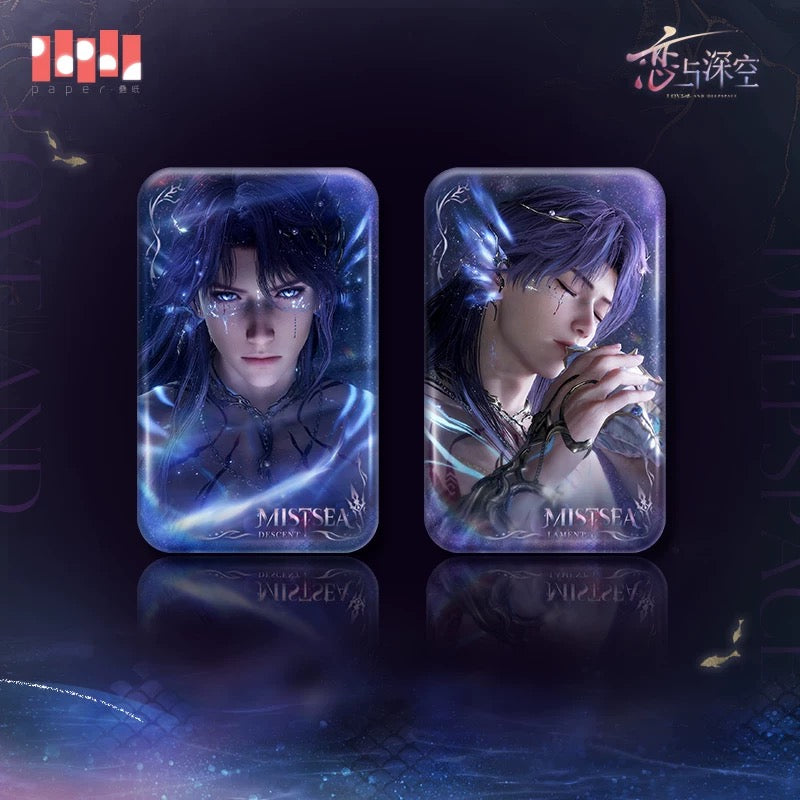 *PREORDER Love and Deepspace Rafayel Submerged Eclipse Series Square Badge