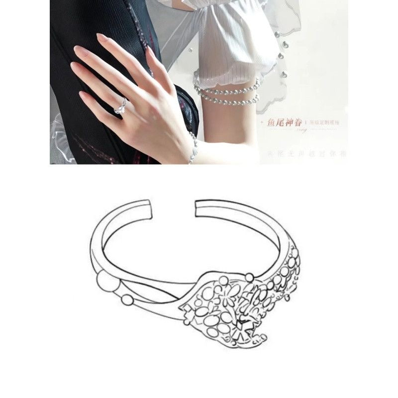 Love and Deepspace Wedding Ring with Ring Box