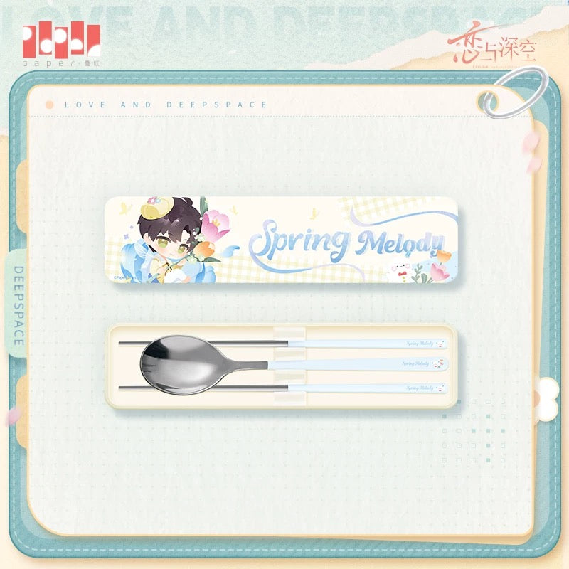 *PREORDER* Love and Deepspace: Spring Melody Cutlery Set (Chopsticks & Spoon)
