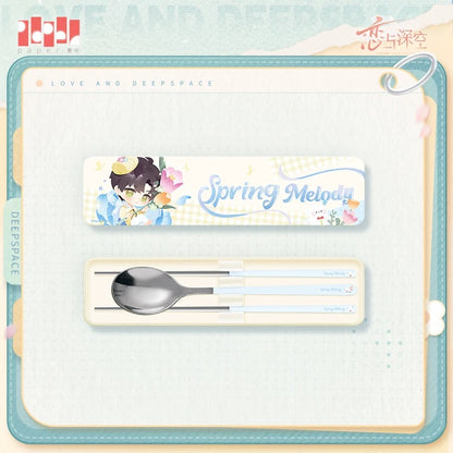 *PREORDER* Love and Deepspace: Spring Melody Cutlery Set (Chopsticks & Spoon)