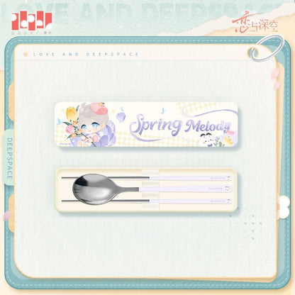 *PREORDER* Love and Deepspace: Spring Melody Cutlery Set (Chopsticks & Spoon)