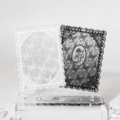 Butterfly & Roses Double-Frame Display Stand