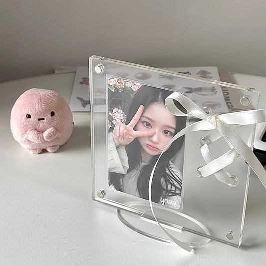 Lace Ribbon Photocard Display Stand 3-inch