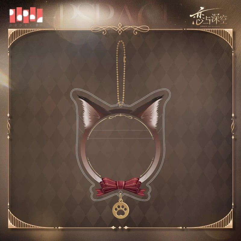 Love and Deepspace: Yes, Cat Caretaker Series Badge Cover Keychain