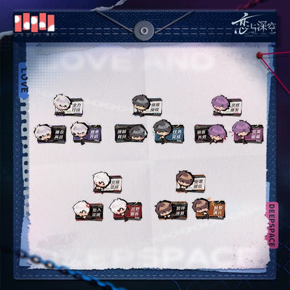 *PREORDER* Love and Deepspace: Evernit Meloride series Assorted Clip Set
