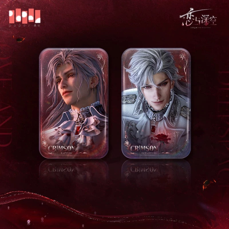 *PREORDER Love and Deepspace Sylus Where Silverwings Rest Series Square Badge