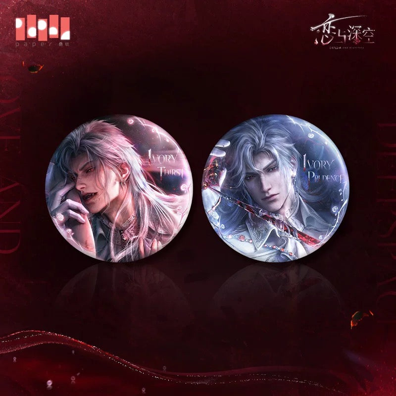 *PREORDER Love and Deepspace Sylus Where Silverwings Rest Series Badge