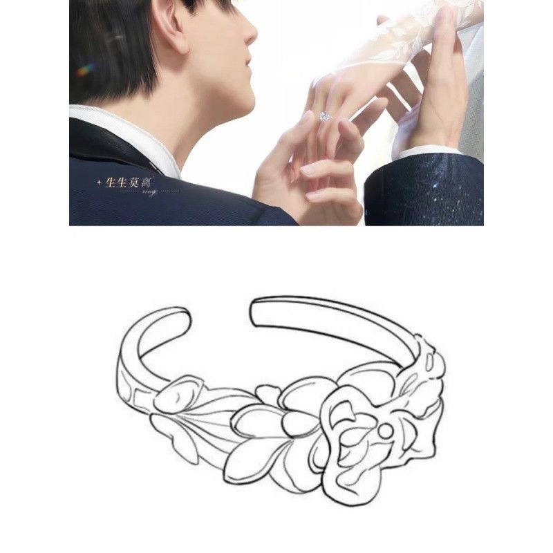 Love and Deepspace Wedding Ring with Ring Box