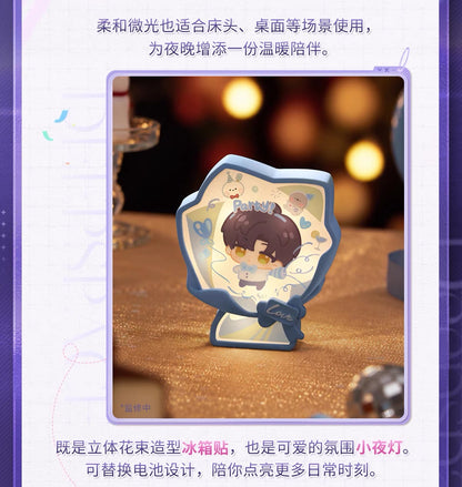 *PREORDER Love and Deepspace: Night Soirée Series Mini Night-Light Magnetic Fridge Magnet