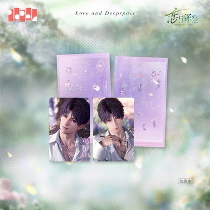 *PREORDER* Love and Deepspace: Spring and Flowers Series Holographic Photocard + Sticker Sheet Bundle