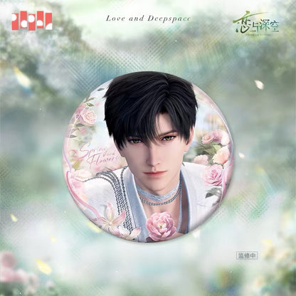 *PREORDER* Love and Deepspace: Spring and Flowers Series Metal Pin Badge