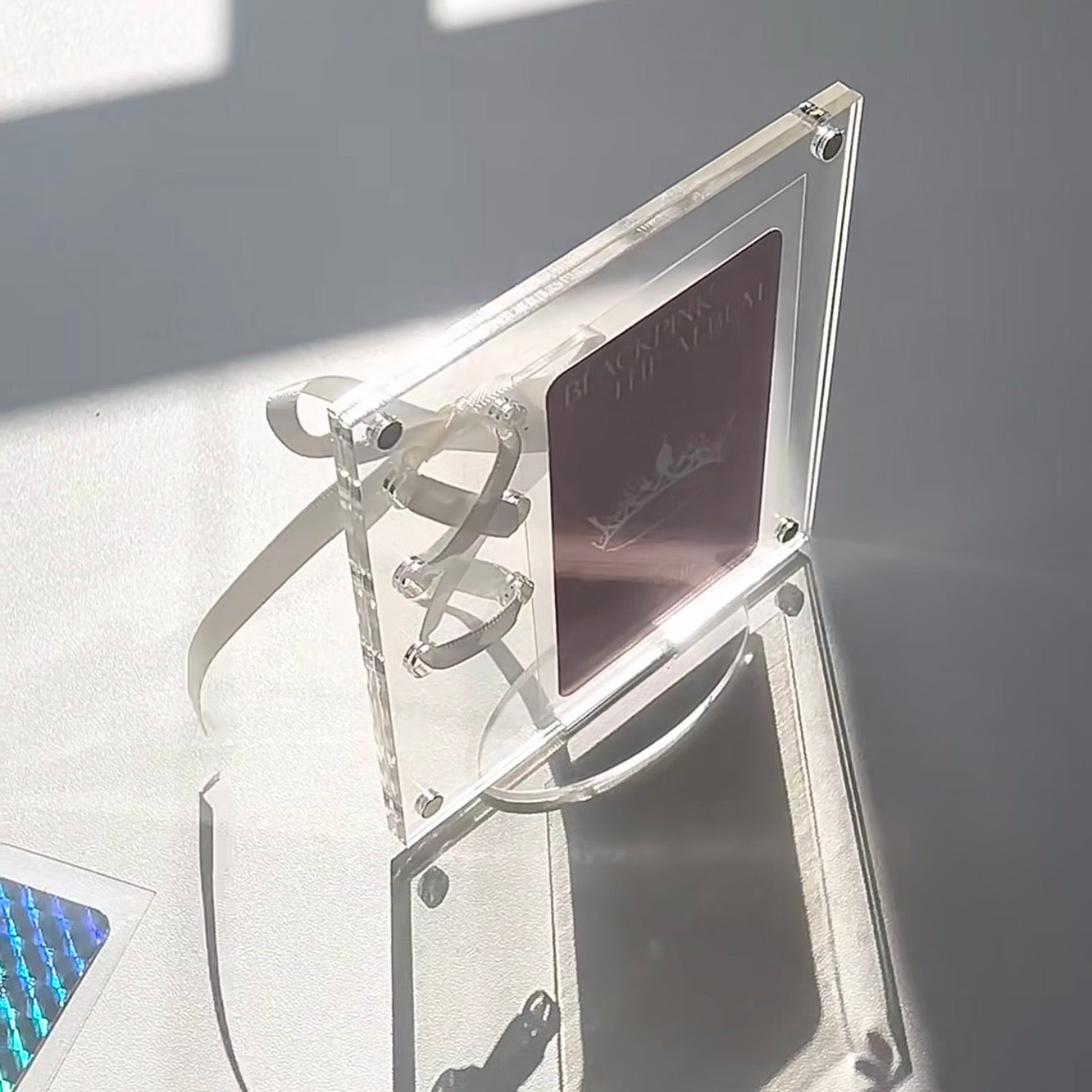 Lace Ribbon Photocard Display Stand 3-inch