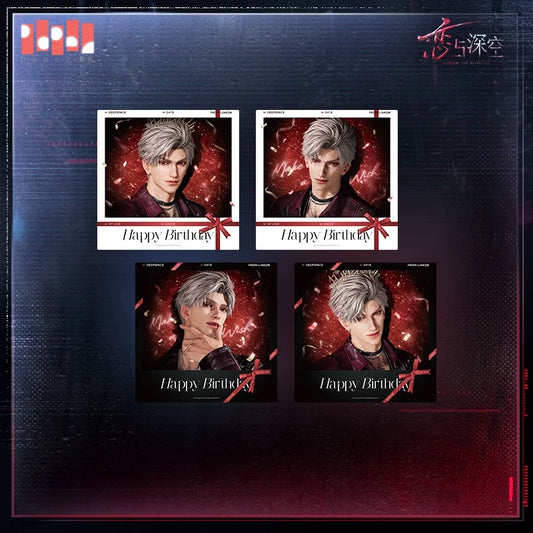 *PREORDER* Love and Deepspace: Sylus Rainlit Night Birthday 2026 Wide Polaroid Photo Set
