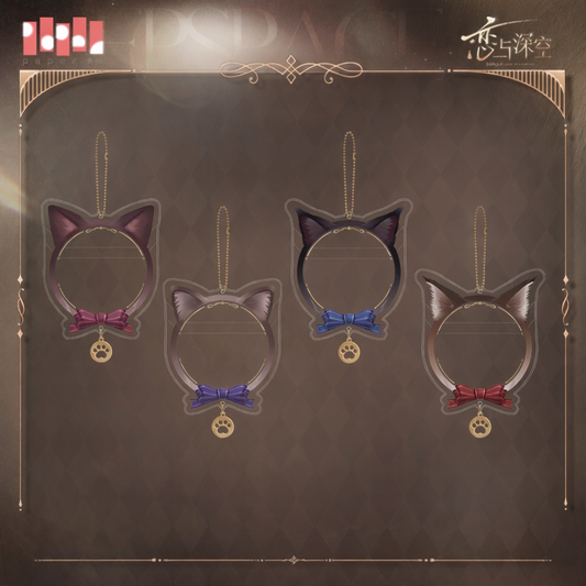 Love and Deepspace: Yes, Cat Caretaker Series Badge Cover Keychain