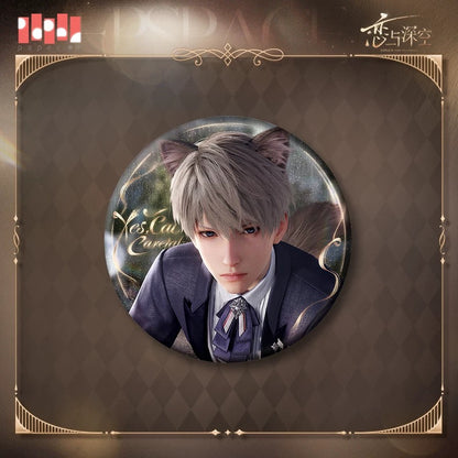 Love and Deepspace: Yes, Cat Caretaker Series Metal Pin Badge