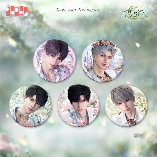 *PREORDER* Love and Deepspace: Spring and Flowers Series Metal Pin Badge