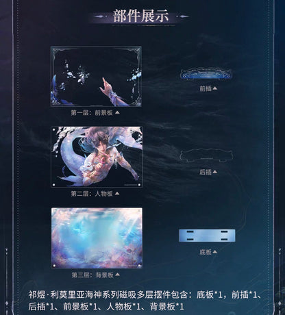 *PREORDER Love and Deepspace Rafayel Submerged Eclipse Series Multi-Layer Decoration Stand