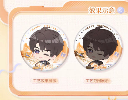 *PREORDER* Love and Deepspace: Caleb Beyond the Horizon Birthday 2026 Chibi Badge Set with Protective Case