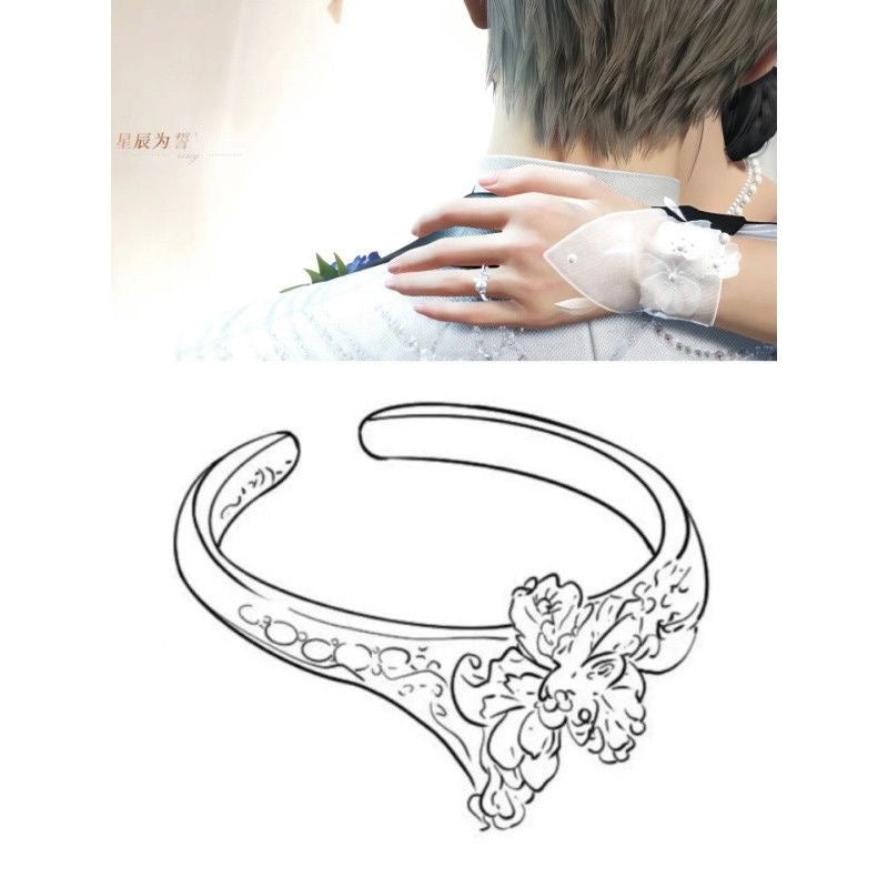 Love and Deepspace Wedding Ring with Ring Box