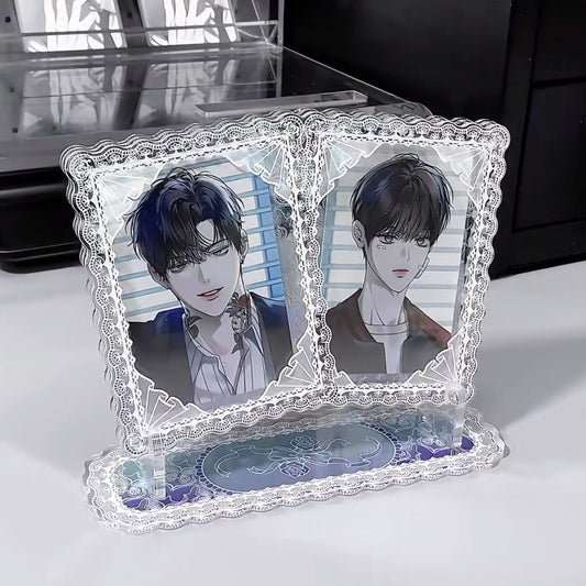 Butterfly & Roses Double-Frame Display Stand