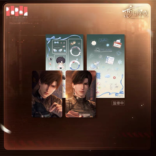*PREORDER* Love and Deepspace: Zayne When Embers Rise Birthday 2026 Holographic Photocard + Sticker Sheet Bundle