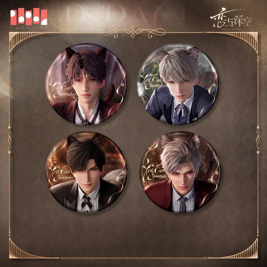 Love and Deepspace: Yes, Cat Caretaker Series Metal Pin Badge