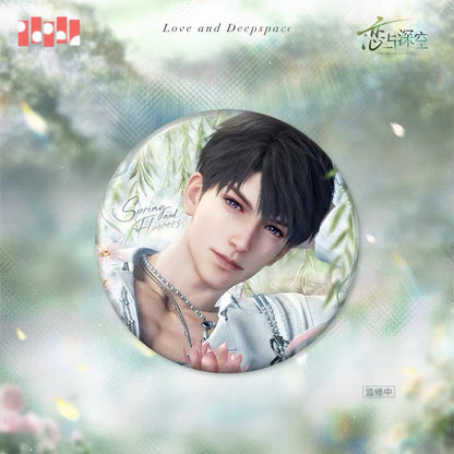 *PREORDER* Love and Deepspace: Spring and Flowers Series Metal Pin Badge