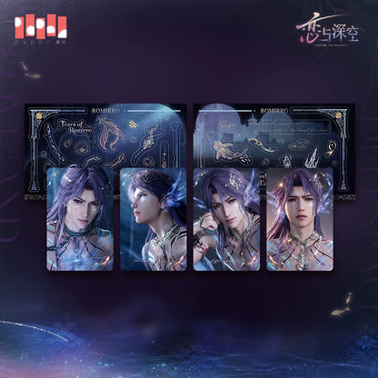 *PREORDER Love and Deepspace Rafayel Submerged Eclipse Series 4 Holographic Card Set