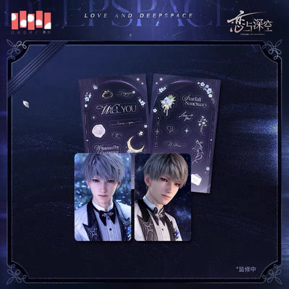 *PREORDER Love and Deepspace: Witnessed by Deepspace Series Holographic Photocard + Sticker Sheet Bundle