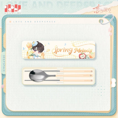 *PREORDER* Love and Deepspace: Spring Melody Cutlery Set (Chopsticks & Spoon)