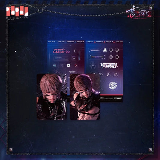 *PREORDER* Love and Deepspace: Tomorrow’s Catch-22 Series Holographic Photocard + Sticker Sheet Bundle