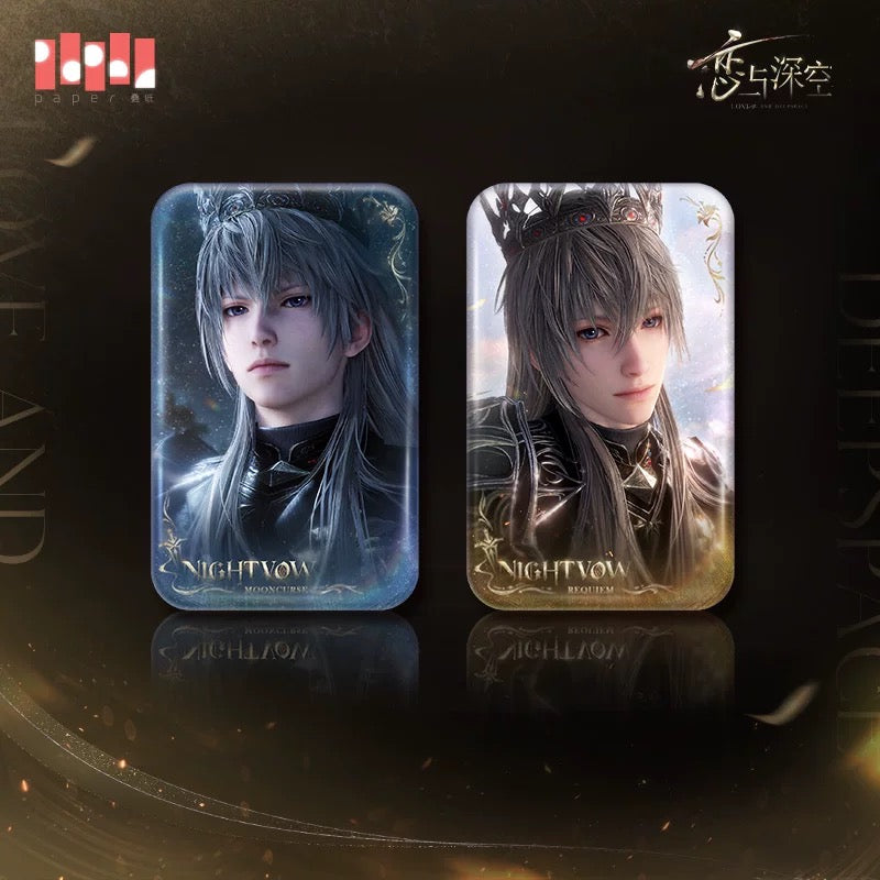 *PREORDER Love and Deepspace Xavier Fallen Crown Series Square Badge