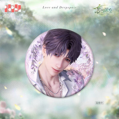 *PREORDER* Love and Deepspace: Spring and Flowers Series Metal Pin Badge