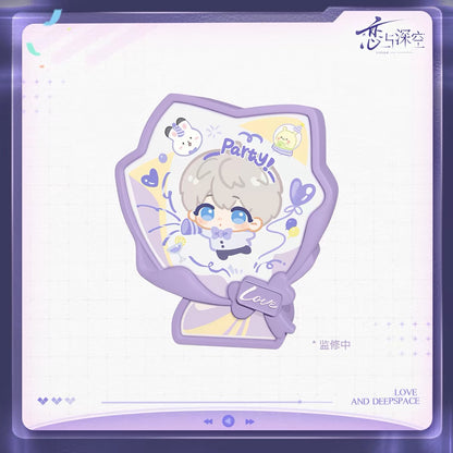 *PREORDER Love and Deepspace: Night Soirée Series Mini Night-Light Magnetic Fridge Magnet