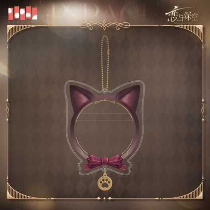 Love and Deepspace: Yes, Cat Caretaker Series Badge Cover Keychain