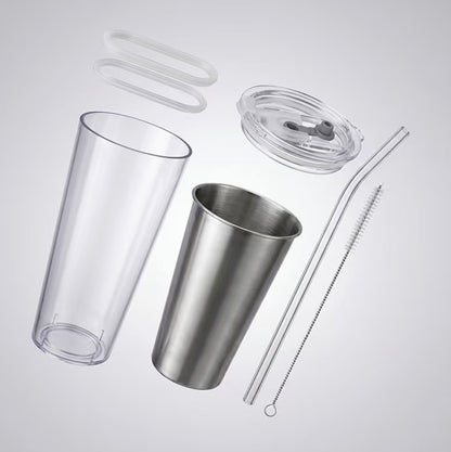 Tumbler DIY Modification Kit with Acrylic Outer Shell & 304 Stainless Steel Inner Liner