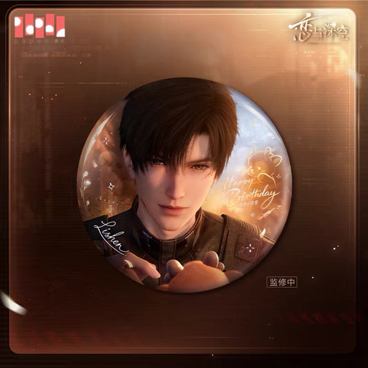 *PREORDER* Love and Deepspace: Zayne When Embers Rise Birthday 2026 Metal Pin Badge