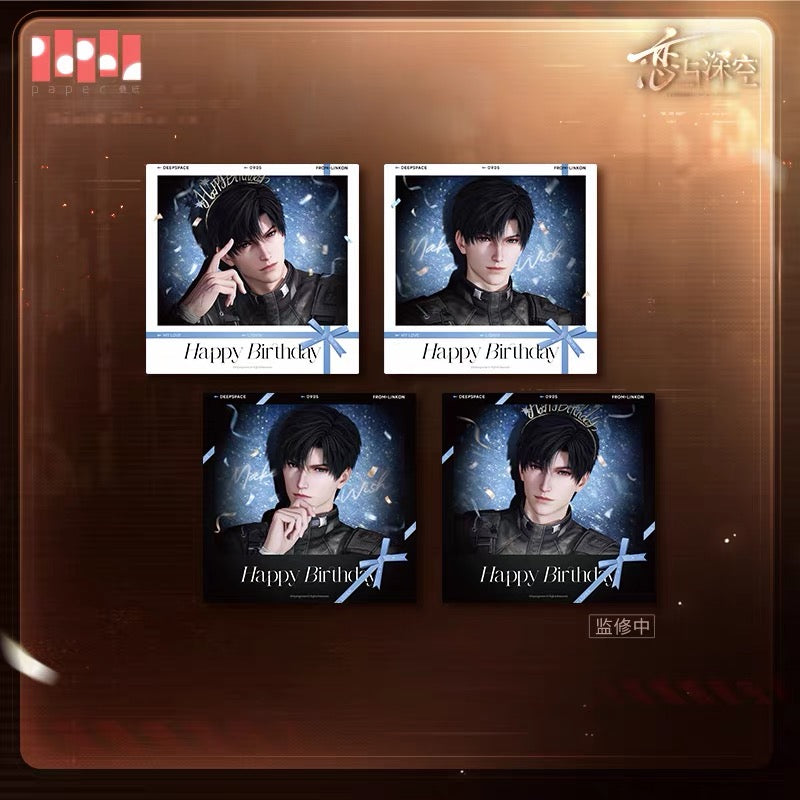 *PREORDER* Love and Deepspace: Zayne When Embers Rise Birthday 2026 Wide Polaroid Photo Set