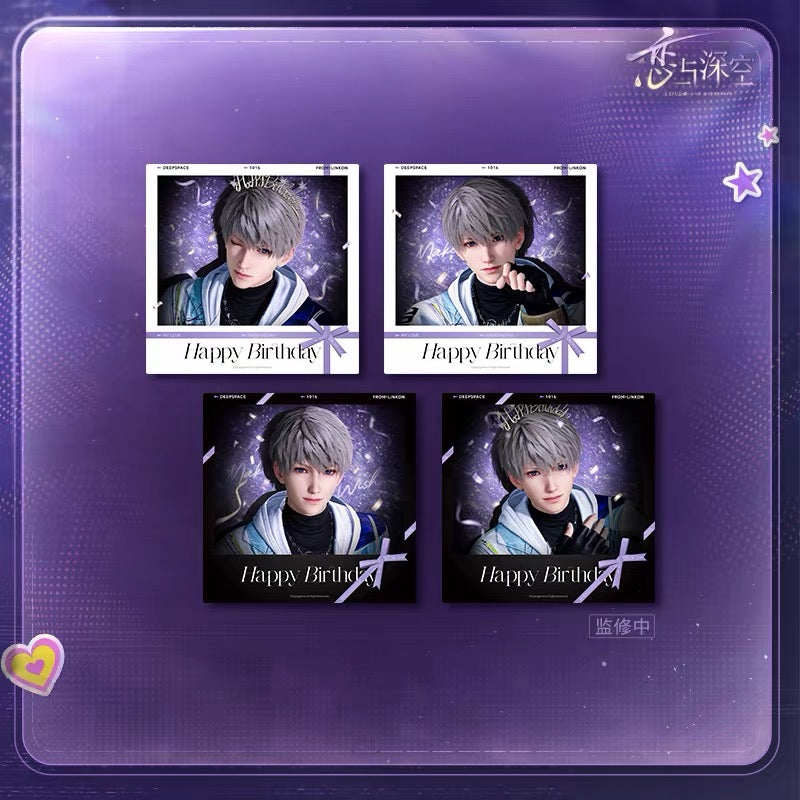 *PREORDER* Love and Deepspace: Xavier Lingering Light Birthday 2026 Wide Polaroid Photo Set